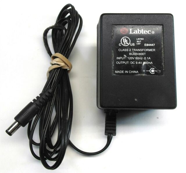 New 9.4V 400mA Labtec BU09V400T Class 2 Transformer Power Supply Ac Adapter